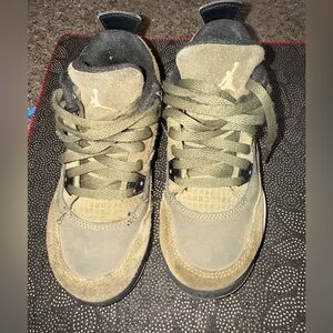 Kids Olive Green Sneakers